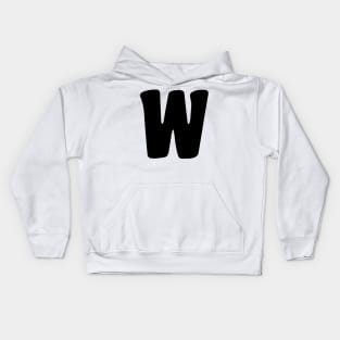 Letter W Kids Hoodie